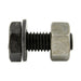 Heavy Hex Structural Bolt W/Nut & Washer Assembled 1 1/4"-7 UNC x 4" A-325 Steel by Spaenaur Inc.