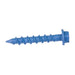 Tapcon Anchor Concrete Screw, Slotted Drive, Hex Washer Head, Hi-Lo Thread, 1/4" Dia x 4" Length, C1022 Steel Blue CLIMASEAL® by Tapcon®
