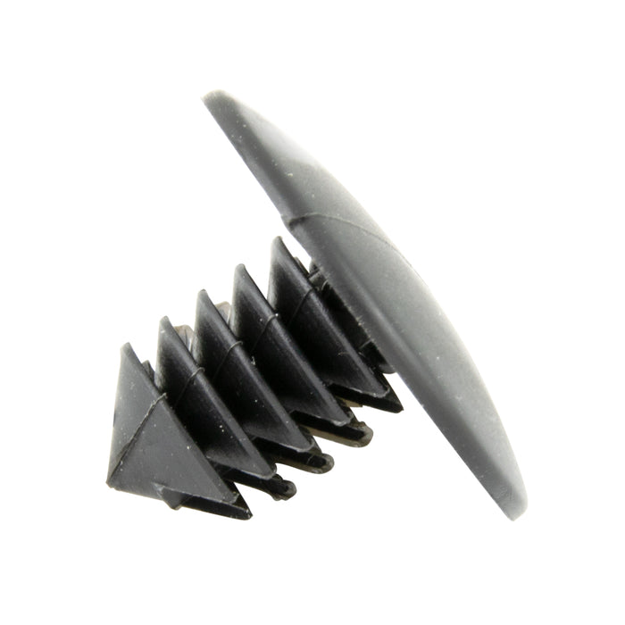 "Xmas Tree" Retainer Domed Head .182"-.192" Hole DIA x .312-.030" Panel THK x .480" LGTH Nylon Black