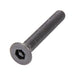 Security Screw, Flat Head Torx TR20 Drive, #8-32 UNC x 1/2" Length, Steel Plain by Spaenaur Inc.