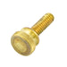 Thumb Screw, Knurled #6-32 UNC x 1/2" Brass Plain by Spaenaur Inc.
