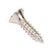 Tapping Screw, Oval Head Slotted Drive, Type AB, #8 x 1" Length, Steel Nickel Plated by Spaenaur Inc.