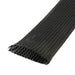 "Flexo Hw" Heavy Wall Grade Braided Expandable Sleeving 1 1/2" DIA x 250 Ft Spool Polyethylene Terephthlate Black by Flexo™