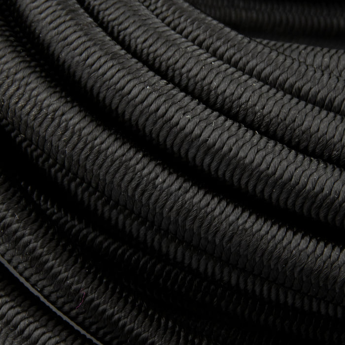 Câble élastique 5/16 po de diamètre x bobine de 50 pi, revêtement en polypropylène noir très résistant, par Spaenaur Inc.