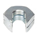Contre-écrou Slip-On 1/4"-20 UNC (5/8" AF x 3/8" THK) en acier laminé à froid 1018, zingué brillant, de la marque Slip-on®