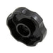Shear-Loc Knob, Rosette Style 3/8" x 1 1/2" Dupont Delrin 500 Black by Spaenaur Inc.