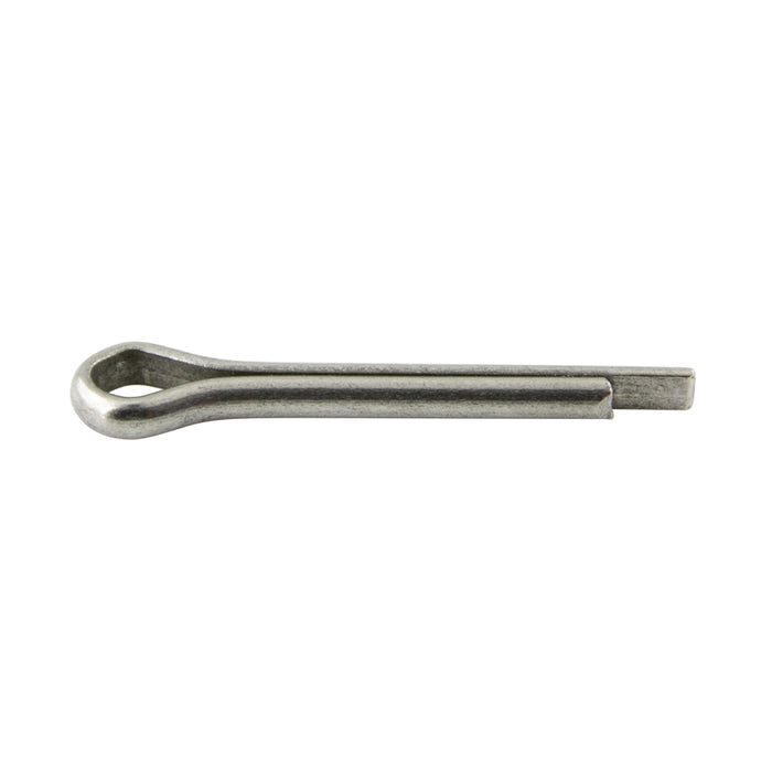 Round Cotter Pin, Extended Prong 1/8" x 2" Plain Steel ANSI B18.8.1-1972(1983) by Spaenaur Inc.