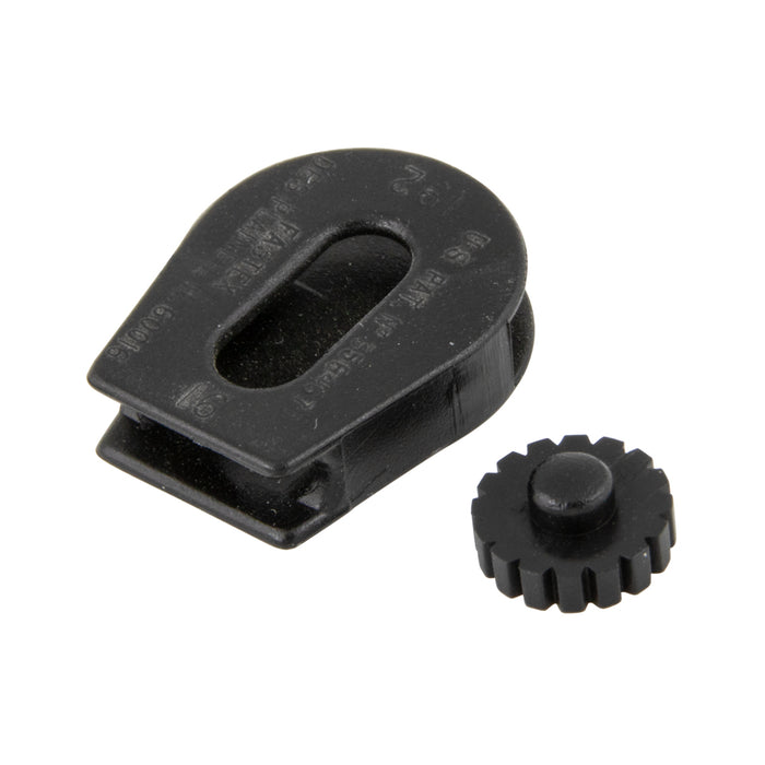 Ball Bungee 1" OD (25mm) Plastic, Black by Spaenaur Inc.