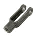 Fourche à chape, norme S.A.E., filetage à droite 1/4"-28 UNF, acier forgé, finition lisse, par Spaenaur Inc.