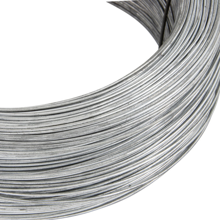 Fil métallique, bobine de 5 lb, fil n° 4, calibre 18 (diamètre de 0,048 po), acier recuit galvanisé par Spaenaur Inc.