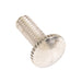 Machine Screw, Knurled Head, Unslotted Drive, #8-32 UNC x 1/2" Length, Steel Nickel Plated by Spaenaur Inc.
