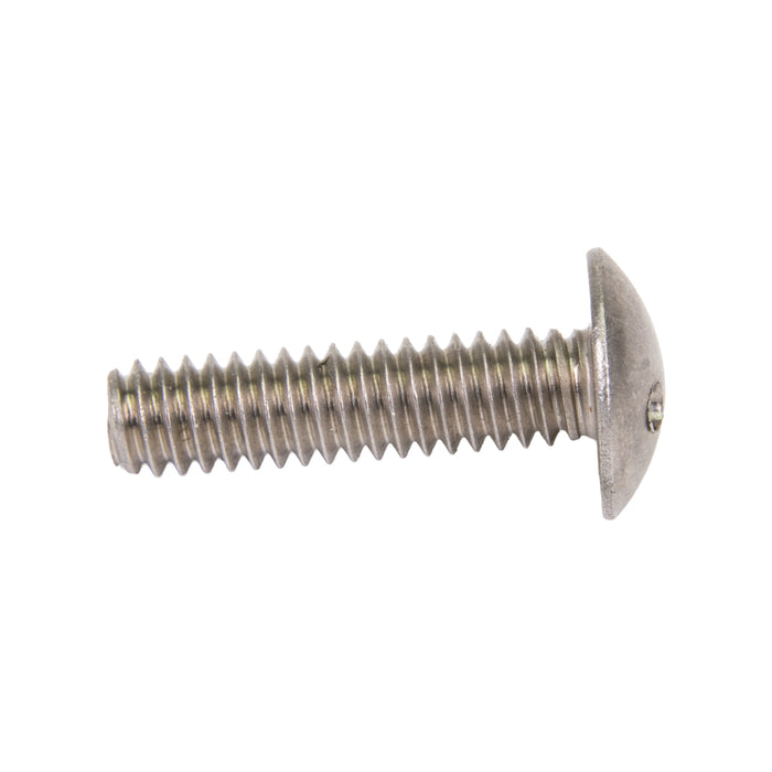 Security Screw, Flat Head Torx TR25 Drive, #10-24 UNC x 1/2" Length, Stainless Steel by Spaenaur Inc.