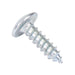 Tapping Screw, Truss Head Phillips Drive, Type AB, #8 x 1-1/4" Length, Steel Zinc Plated by Spaenaur Inc.