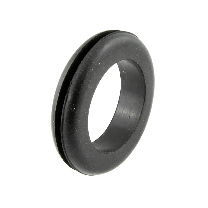 Rubber GRommet 1-1/16"OD x 9/16"ID x 1/2"O/A THK x 13/16"GRoove DIA x 1/4"GRoove Width Dimensionally Equiv to An931-C9-13 Sbr Black 65-75 Duro by Spaenaur Inc.