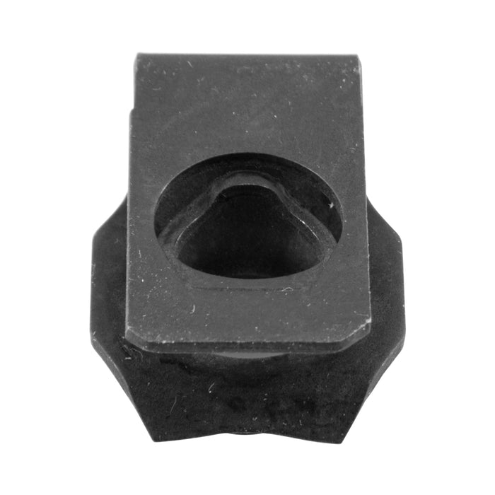 Écrou à panneau, extrudé, type « U », filetage M5 x 0,8P, panneau 0,8-4,0 mm, acier à ressort traité thermiquement, noir, par Spaenaur Inc.