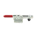 Pince à levier horizontal à tête rouge, longueur totale 5,81 po. Capacité 200 lb. Base en fonte malléable zinguée (option du fabricant) par Spaenaur Inc.