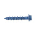 Tapcon Anchor Concrete Screw, Slotted Drive, Hex Washer Head, Hi-Lo Thread, 1/4" Dia x 2-3/4" Length, C1022 Steel Blue CLIMASEAL® by Tapcon®