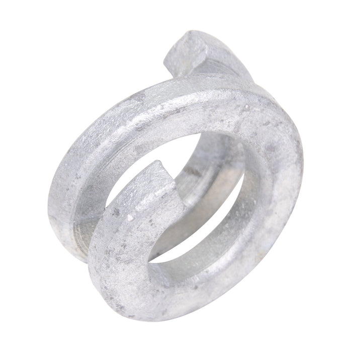 Rondelle hélicoïdale à double spirale Boulon 3/4 po (largeur 0,266 po x épaisseur 0,219 po) Acier au carbone traité thermiquement, galvanisé à chaud par Spaenaur Inc.