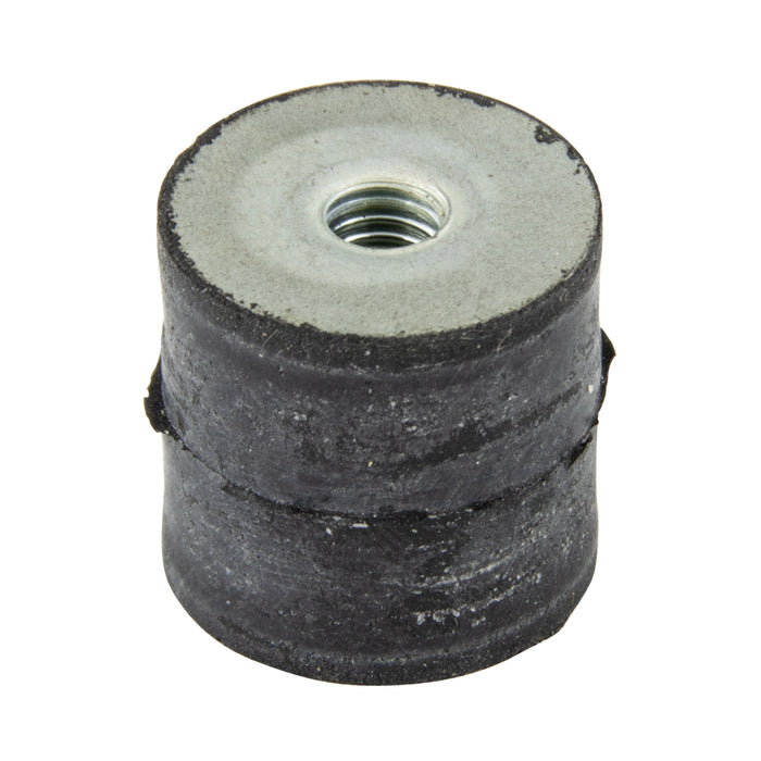 Support antivibration, type C, charge maximale 308 lb, 50 mm x 50 mm - Filetage grossier M10, caoutchouc naturel / plaques d'acier 57 Duro par Spaenaur Inc.