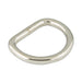 Dee Ring (Welded) 1-5/16" Inside Width x .207" Wire DIA Steel, Nickel Plated by Spaenaur Inc.