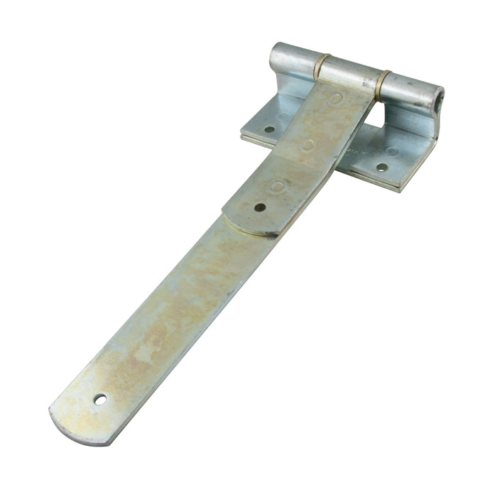 Charnière de porte arrière décalée, sangle de 30 cm de long, décalage de 1,27 cm, acier zingué