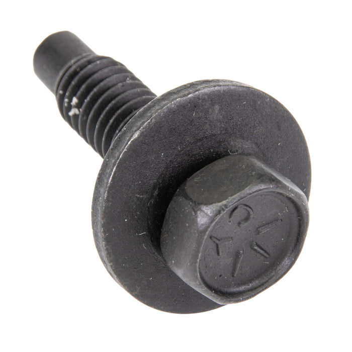 Machine Screw, Pan Head with External Tooth Shakeproof Lockwasher Head, Unslotted Drive, #4-40 UNC x 1/2" Length, Steel Electro Zinc Plated or Cadmium Plated by Spaenaur Inc.
