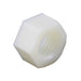 Hex Jam Nut 1/4-18 NPT Nylon 6/6 Natural by Spaenaur Inc.