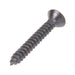 Tapping Screw, Flat Head Torx TR20 Drive, Type AB, #8 x 1/2" Length, Steel Plain by Torx®