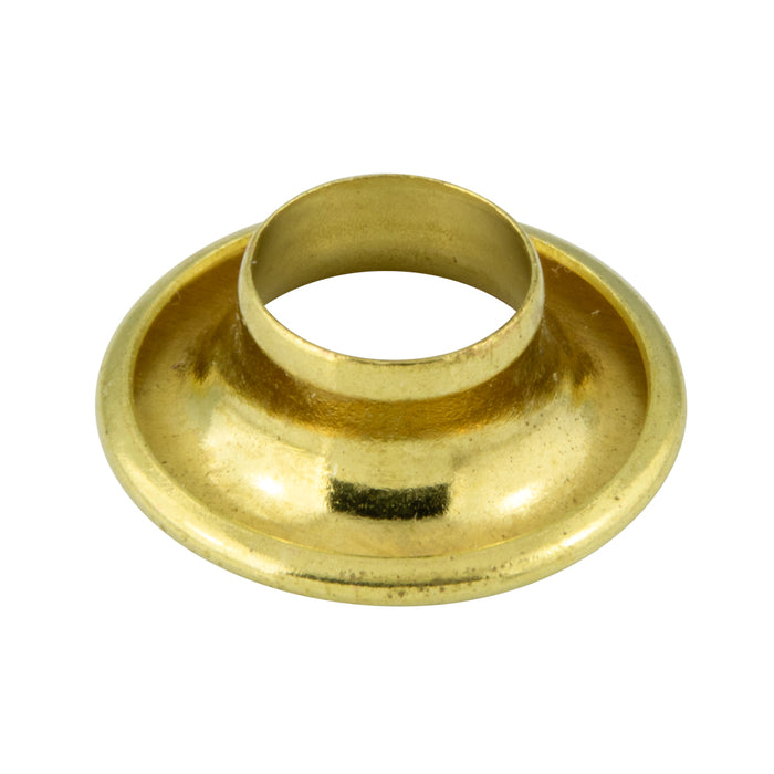 Brass Rolled Rim Grommet 1" Hole Dia., Size #8 Brass Plain (Component Of SN#7378) by Spaenaur Inc.