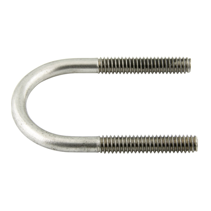 U-Bolt, for 3 1/2" Pipe 1/2"-13 UNC x 4" Inner Width x 5-1/2" Inner Length 18-8 Stainless Steel