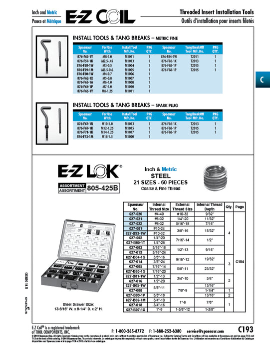 Kit de conversion pour outil à rivets aveugles R-N 5/16 po-24 UNC en acier