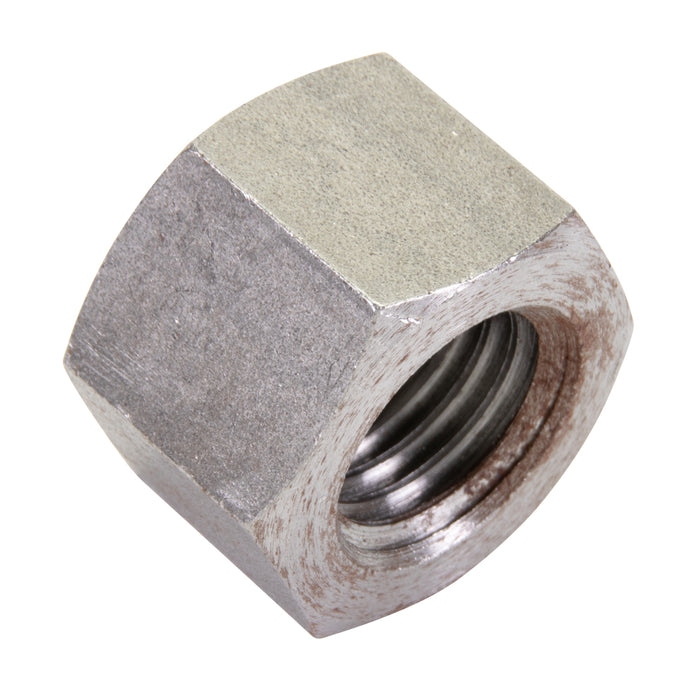 Écrou borgne, M14 x 2,00 mm, largeur hors tout (WAF) 21,0 mm, épaisseur (THK) 18,0 mm, acier lisse, conforme à la norme DIN 917, fabriqué par Spaenaur Inc.