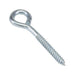 Lag Screw Eye Bolt 3/8" x 3" Shank LGTH, 4-3/8" O/A LGTH, 3/4" Eye ID Steel Zinc Plated by Spaenaur Inc.