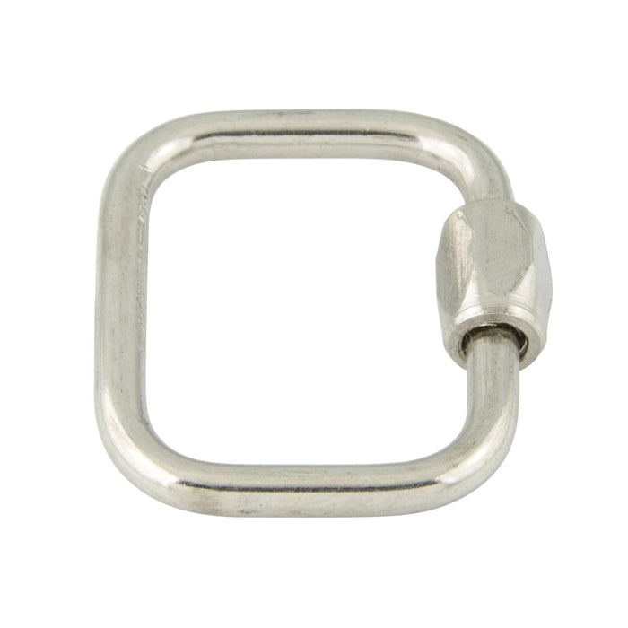 Square Quick Link, Series C 3mm Wire DIA Steel Zinc Plated by Spaenaur Inc.