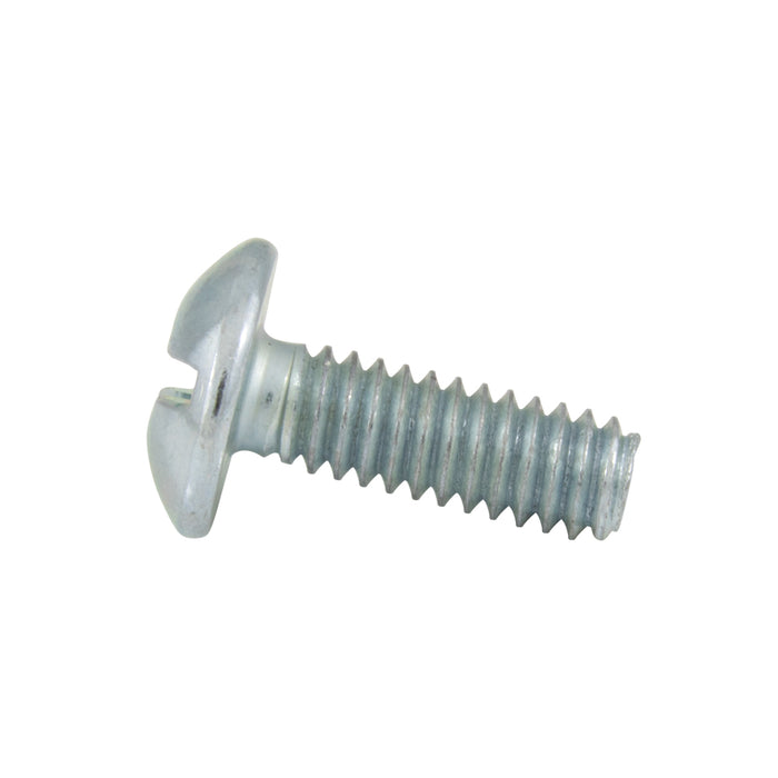 Machine Screw Slot/Sq Socket Truss 1/4"-20 UNC x 3/4" LG Low Carbon Steel Trivalent Zinc Plated