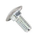 Bumper Bolt Stainless Steel Capped Pan Head 3/8"-16 UNC x 1" LG Steel Zinc Chromate Plated, Stainless Steel Cap by Spaenaur Inc.