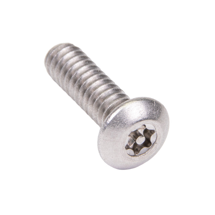 Security Screw, Button Head Security Hex Socket Drive, #6-32 UNC x 1/4" Length, Stainless Steel by Spaenaur Inc.