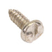 Tapping Screw, Pan Head One-Way Slotted Drive, Type A, #14 x 3/4" Length, Steel Nickel Plated by Spaenaur Inc.