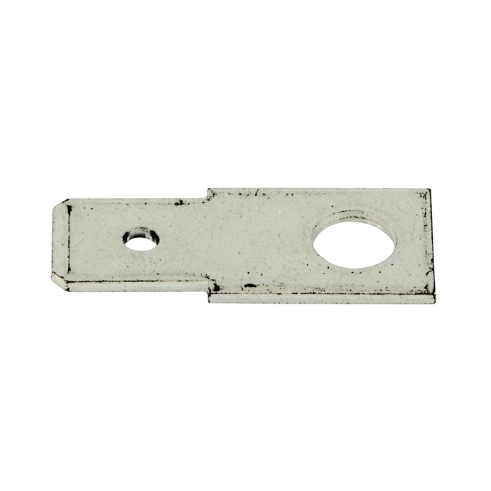 Quick Connect Blade, Flat Two-Sided .25" Blade Width x .032 THK Brass Zinc Plated Buchanan #Qc-20 by Spaenaur Inc.