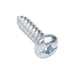Tapping Screw, Pan Head Socket/Slot Drive, Type AB, #6 x 1/2" Length, Steel Zinc Plated by Spaenaur Inc.