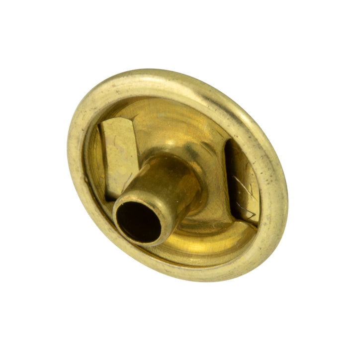 Capuchon durable 24 Ligne (0,600 po) Longueur du cylindre 1/4 po Laiton brut par Spaenaur Inc.