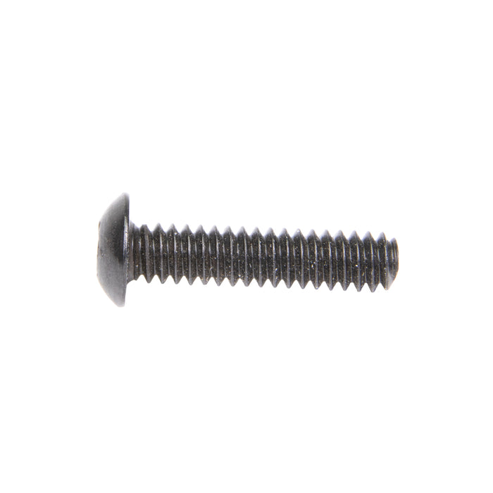 Security Screw, Flat Head Security Hex Socket Drive, #10-32 UNF x 3/8" Length, Steel Plain
