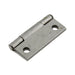 .090" x 3" x 3" x .187" Hinge, with Six .203" DIAm Holes, CTSK for A #8 Screw, Both Leaves Fully Offset, Spun Pin, 5-Joint, Steel Zinc Plated by Spaenaur Inc.