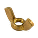 Wing Nut 7/16"-14 UNC Brass Plain Finish by Spaenaur Inc.