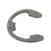 Anneau de retenue externe (courbé) 7/16 po d'arbre x 0,375 po de diamètre libre x 0,035 po d'épaisseur, en acier à ressort à haute teneur en carbone, sans revêtement, par Spaenaur Inc.