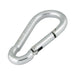 Fireman'S Snap Hook, Metric, 11 mm DIA x 120 mm LONG O/A Round Steel Wire Zinc Plated by Spaenaur Inc.