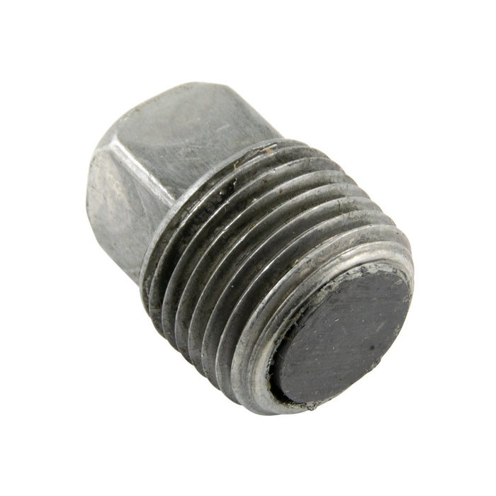 Square Head Magnetic Pipe Plug 1/4"-18 NPTF x .96" O/A LGTH Neodymium Magnet, Steel Body by Spaenaur Inc.