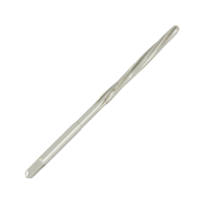 Spiral Flute Hand Reamer with Parallel Shank & Squared Ends 4mm High Speed Steel Plain Finish DIN 206B 4