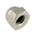 Écrou borgne, M12 x 1,75 mm, largeur hors tout : 18,0 mm, hauteur : 16,0 mm, acier nickelé, conforme à la norme DIN 917, fabriqué par Spaenaur Inc.