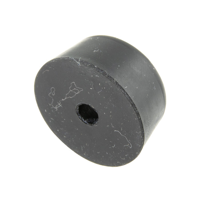 Rubber Bumper Doughnut Recess Type, with Steel Insert 3/4"OD x 17/64"TH, Holes 1/4" Sbr Black, 70 Duro